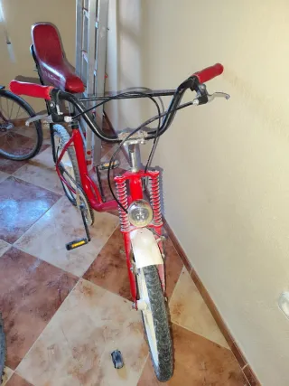 Bicicleta Motoreta GAC Roja