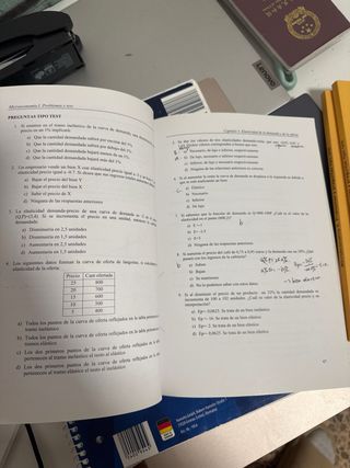 Libro Microeconomía 1 problemas y tipo test UPV