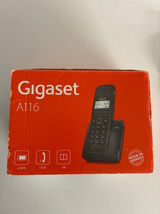 Teléfono Gigaset A116 Negro