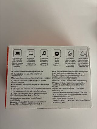 Teléfono Gigaset A116 Negro