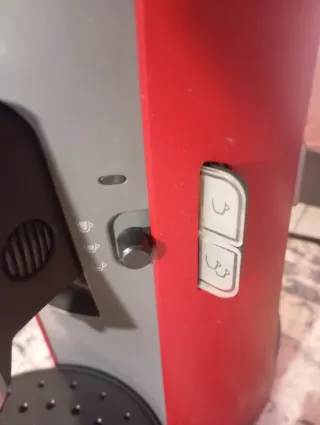 Cafetera Philips Senseo Roja y Gris