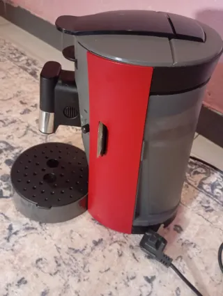 Cafetera Philips Senseo Roja y Gris