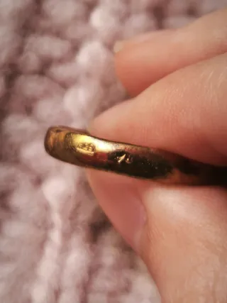 Anillo antiguo de plata