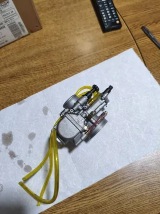 Cilindro, escape y carburador