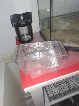 Calentador acuario cristal y plástico