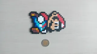 Set calamite Super Mario pixel art fatte a mano