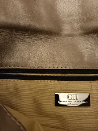 Bolso Carolina Herrera Marrón/Dorado