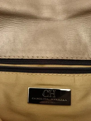 Bolso Carolina Herrera Marrón/Dorado