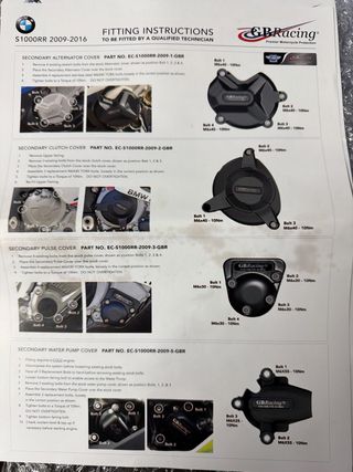 Protectores Motor BMW S1000XR 2015-2019 GBRacing