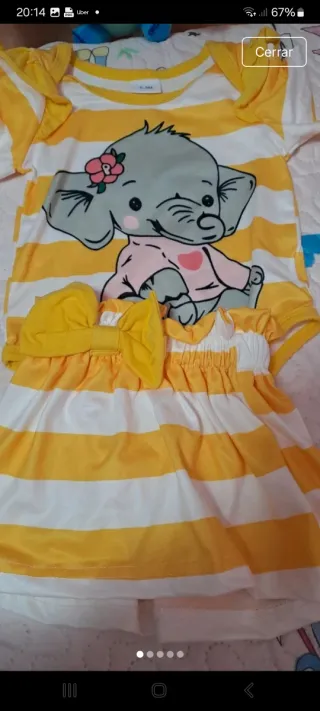 Lote Roupa Bebé Menina