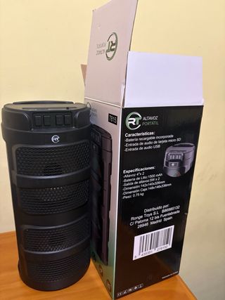 Altavoz Portátil RT con Luces LED