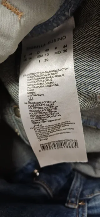 Jeans Fiorella Rubino Skinny Blu