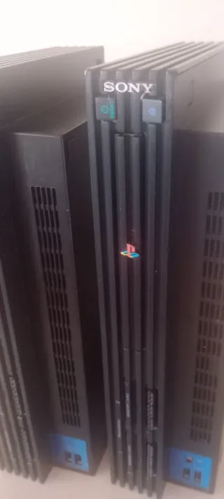 Consola Sony PS2 Fat Negra