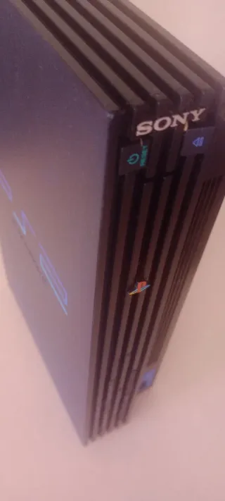 Consola Sony PS2 Fat Negra