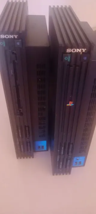 Consola Sony PS2 Fat Negra