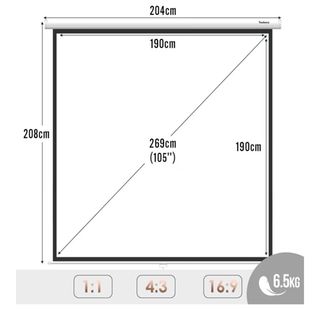 Pantalla Proyección Todeco 105 Manual