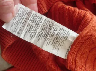 Maglioncino OVS terracotta intrecciato Tg M