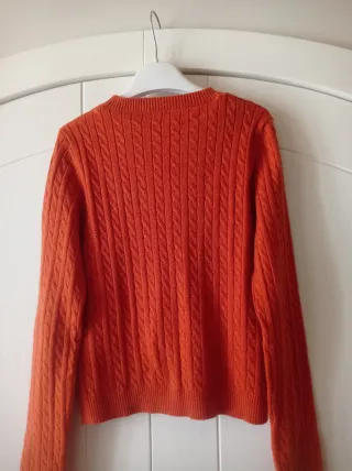 Maglioncino OVS terracotta intrecciato Tg M