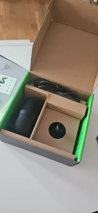 Micrófono Razer Seiren Mini Negro Gamer Usb