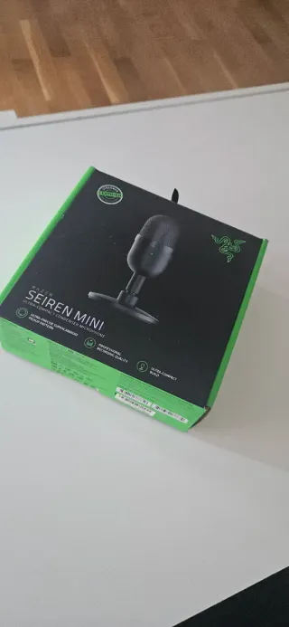 Micrófono Razer Seiren Mini Negro Gamer Usb