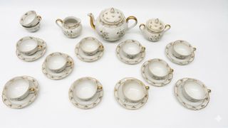 Juego de té y café de porcelana