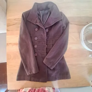 Abrigo marrón chocolate