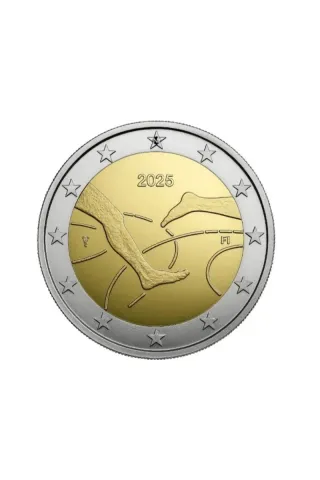 Moneda 2€ Finlandia 2025 Atletismo SC/UNC.