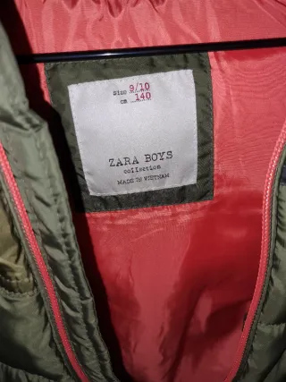 Chaleco niño Zara Talla 9-10