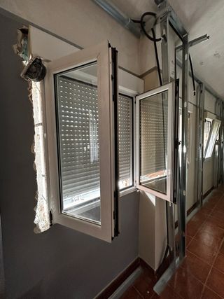 2 Ventanas PVC Blancas 152x120cm