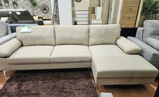 SOFA CHAISE LONGUE BEIGE