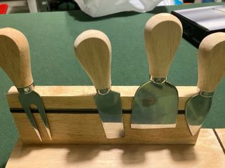 Set Tagliere Naj-Oleari Vetro e Legno