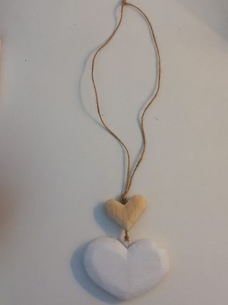 Cuori decorativi shabby chic