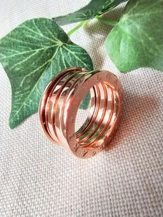 Anillo 4 Bandas "Oro Rosa"