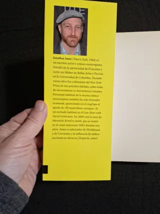 Jonathan Ames. ¡Despierte, señor!