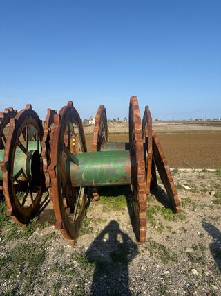 Ruedas de hierro 1,90m