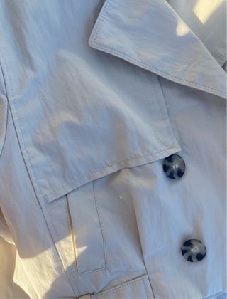 Trench Corta Zara Beige Niña Talla 6-7