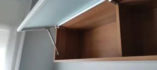 Comedor madera y cristal