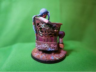 Miniatura Jinx Arcane dipinta a mano