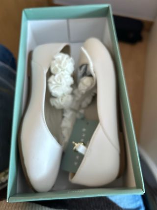 Vestido de comunión con cancan 122 y 128 cm