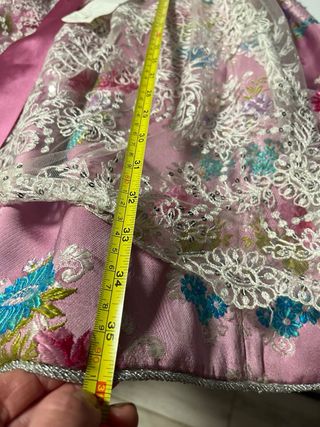 Traje Fallera Niña 12 años complexion grandecita