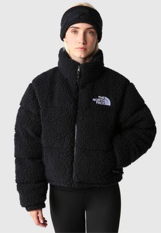 The North Face Chaqueta Borreguito Negra
