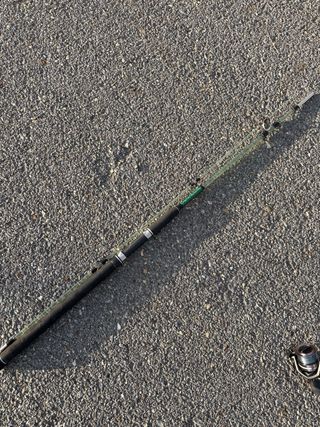 Caña de pescar de fibra de vidrio