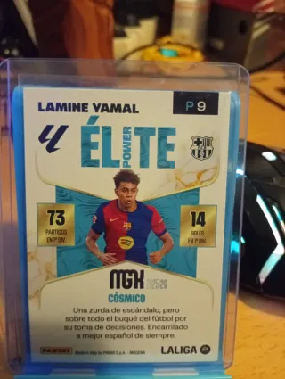Cromo Panini Elite Lamine Yamal Firma..PSA10