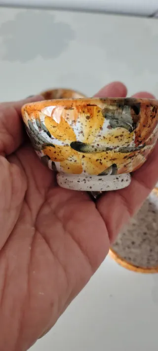 Set 5 Ciotole Ceramica Friulana