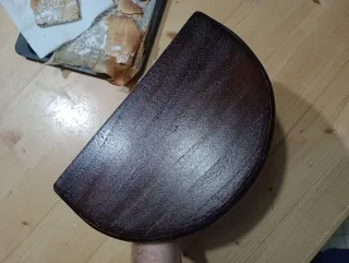 Mensola intarsiata in legno