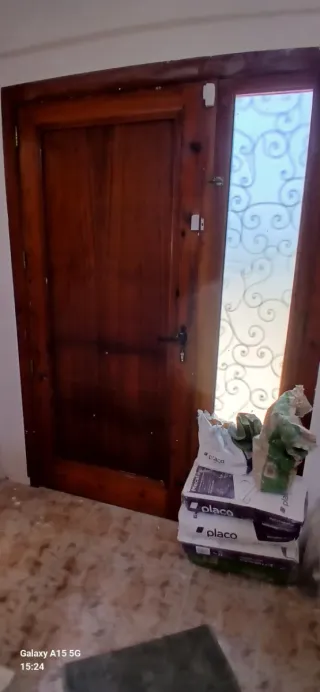 Puerta exterior madera