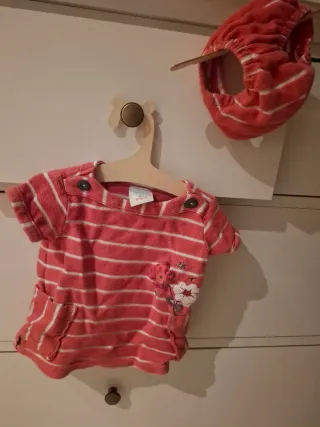 Conjunto vestido y braguita Boboli 6 meses