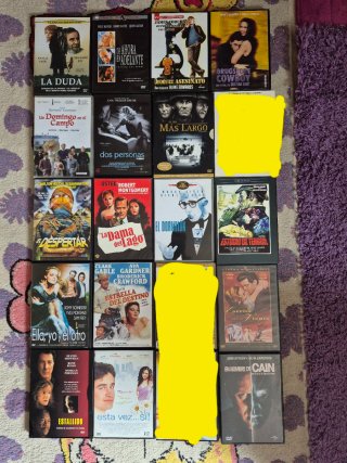 Lote G, elegir películas dvd, 3 x 15 euros