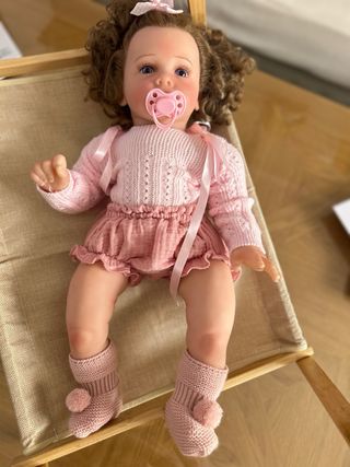 Muñeca Reborn 60cm Realista Cuerpo Tela