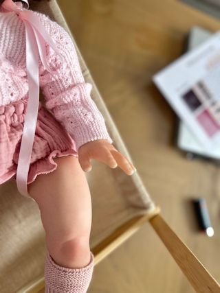 Muñeca Reborn 60cm Realista Cuerpo Tela